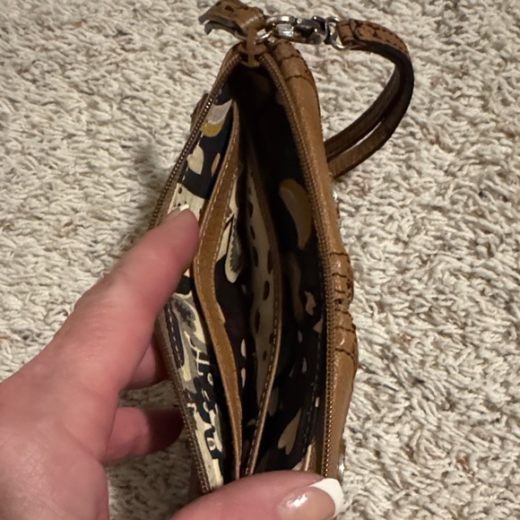 Brown Leather Wristlet Brighton - Picture 4 of 4
